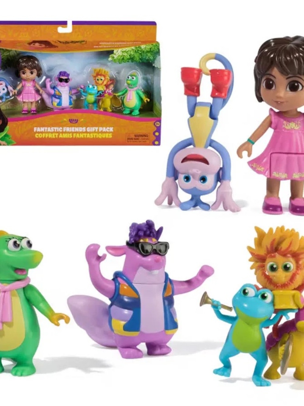 DMG Box Nickelodeon Dora the Explorer Fantastic Friends Gift Pack-5 figures--New